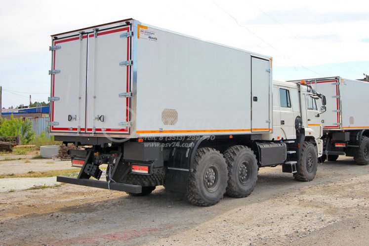 Автомобиль для перевозки взрывчатых веществ (EX/III). КамАЗ 43118-50 Двухрядная кабина 2