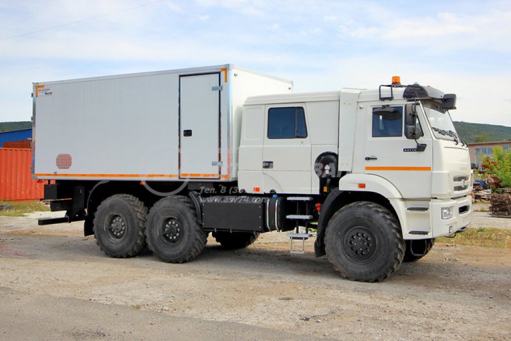 Автомобиль для перевозки взрывчатых веществ (EX/III). КамАЗ 43118-50 Двухрядная кабина 0
