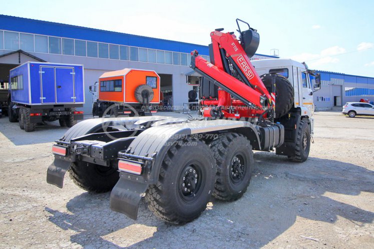Седельный тягач Камаз 43118-50 с КМУ Fassi F115A.0.22 1