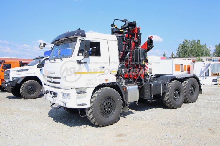 Седельный тягач Камаз 43118-50 с КМУ Fassi F115A.0.22 3
