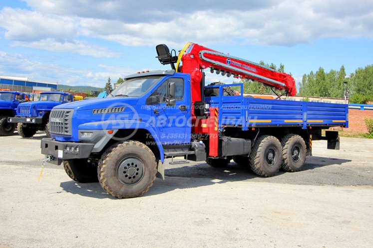 Бортовой Урал 4320 NEXT (капотный) с КМУ Taurus 086A (тросовый) 1