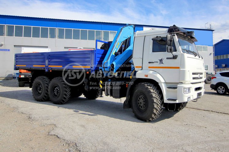 Бортовой КАМАЗ 43118-3027-50 с КМУ ИМ-150 0