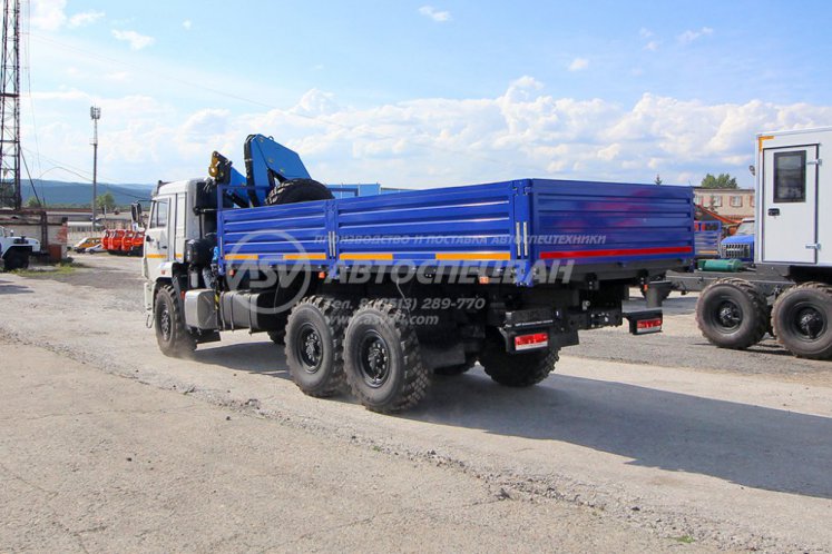 Бортовой КАМАЗ 43118-3027-50 с КМУ ИМ-150 1