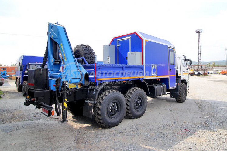 Агрегат для ремонта и обслуживания качалок АРОК КамАЗ 43118-3027-50 с КМУ ИМ-150 (комплектация 2) 2