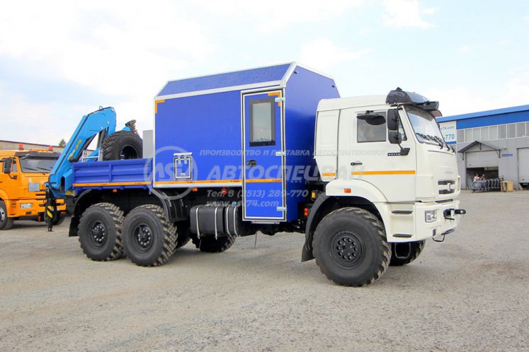 Агрегат для ремонта и обслуживания качалок АРОК КамАЗ 43118-3027-50 с КМУ ИМ-150 (комплектация 2) 0