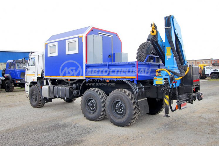 Агрегат для ремонта и обслуживания качалок АРОК КамАЗ 43118-3027-50 с КМУ ИМ-150 (комплектация 2) 3