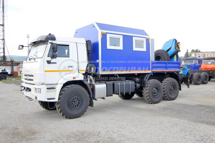 Агрегат для ремонта и обслуживания качалок АРОК КамАЗ 43118-3027-50 с КМУ ИМ-150 (комплектация 2) 1