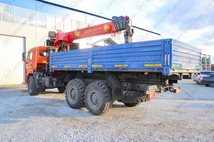 Бортовой КАМАЗ 43118-3027-50 с КМУ ИТ-150 (тросовый) 2
