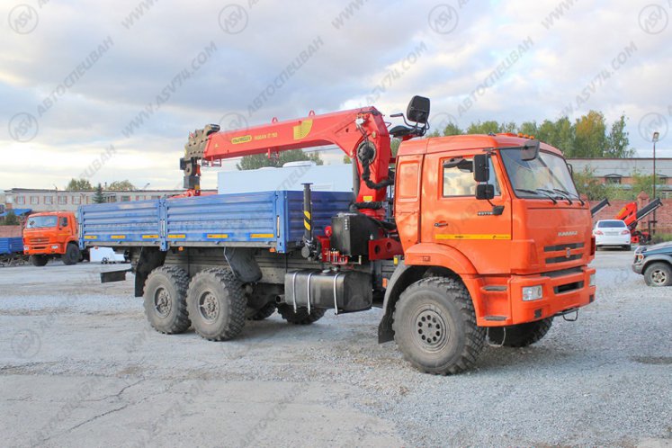 Бортовой КАМАЗ 43118-3027-50 с КМУ ИТ-150 (тросовый) 4
