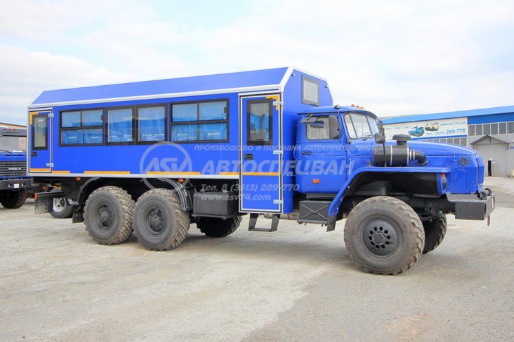 Вахтовый автобус Урал 4320-1912-60, 28 мест (ЖД Габарит) 0