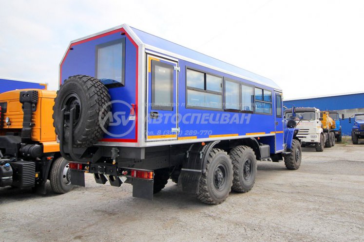 Вахтовый автобус Урал 4320-1912-60, 28 мест (ЖД Габарит) 2