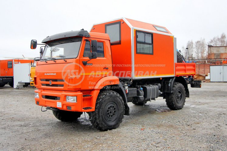 Агрегат ремонта и обслуживания качалок АРОК КамАЗ 43502-3036-66 с КМУ ИМ-20 1