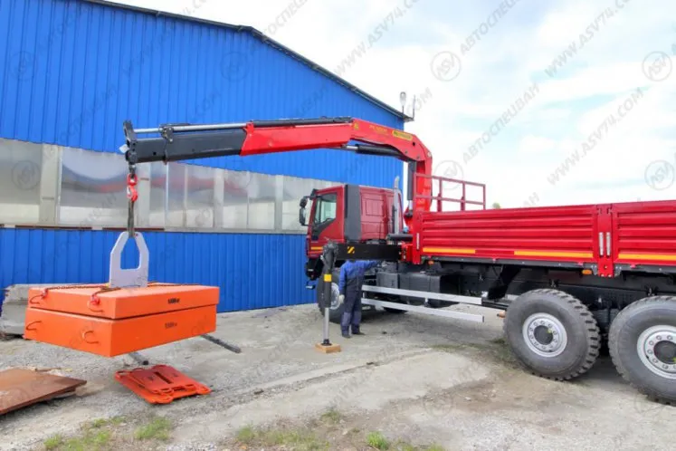 Бортовой автомобиль IVECO EuroCargo MLL210E28WS с КМУ Palfinger 18500A 9
