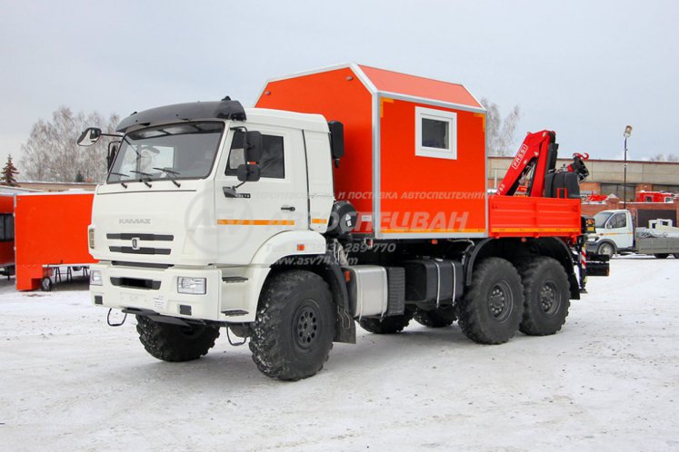 ГПА КамАЗ 43118-3027-50 с КМУ Fassi F85B.0.22 1