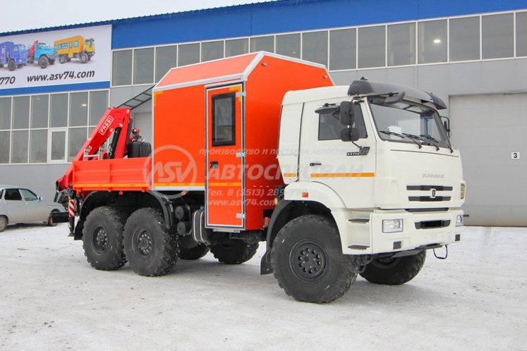 ГПА КамАЗ 43118-3027-50 с КМУ Fassi F85B.0.22 0