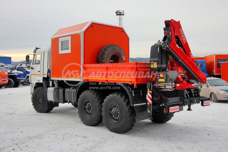 ГПА КамАЗ 43118-3027-50 с КМУ Fassi F85B.0.22 3