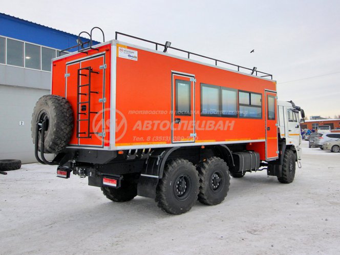 Вахтовый автобус Камаз 43118-3012-48, 20 мест с грузовым отсеком 5