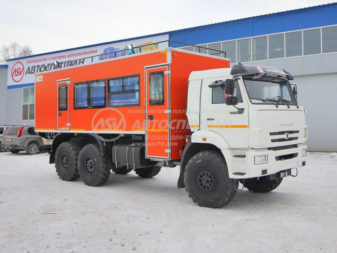 Вахтовый автобус Камаз 43118-3012-48, 20 мест с грузовым отсеком 0