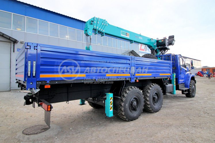 Бортовой Урал 4320 NEXT (капотный) с КМУ HKTC 8016 2