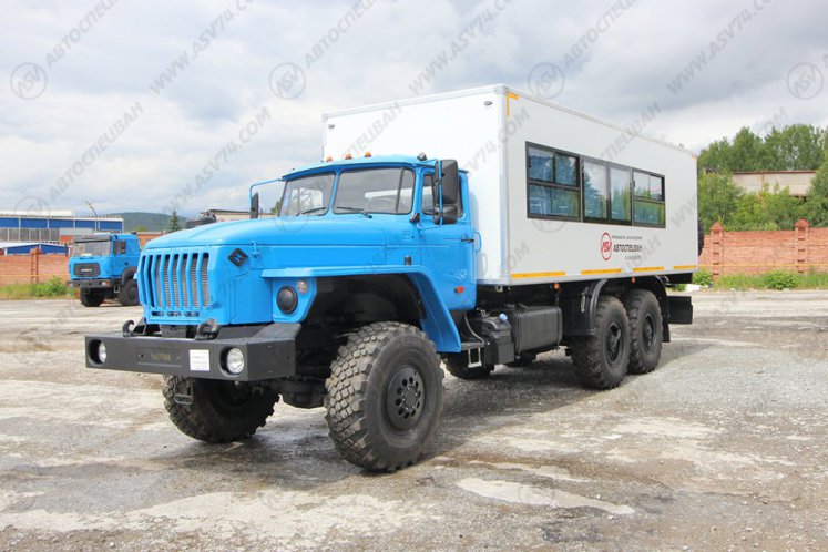 Вахтовый автобус Урал 4320-1912-60, 20 мест с грузовым отсеком 3