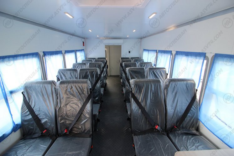 Вахтовый автобус Урал 4320-1912-60, 20 мест с грузовым отсеком 4