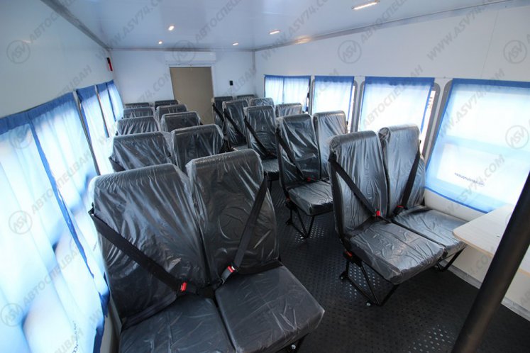 Вахтовый автобус Урал 4320-1912-60, 20 мест с грузовым отсеком 5