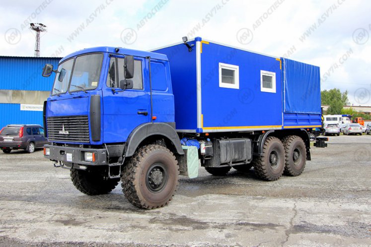 Транспортно-бытовой автомобиль ТБМ МАЗ 6317F9-568-031 с КМУ ИМ-25 1