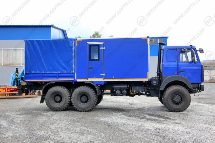 Транспортно-бытовой автомобиль ТБМ МАЗ 6317F9-568-031 с КМУ ИМ-25 2