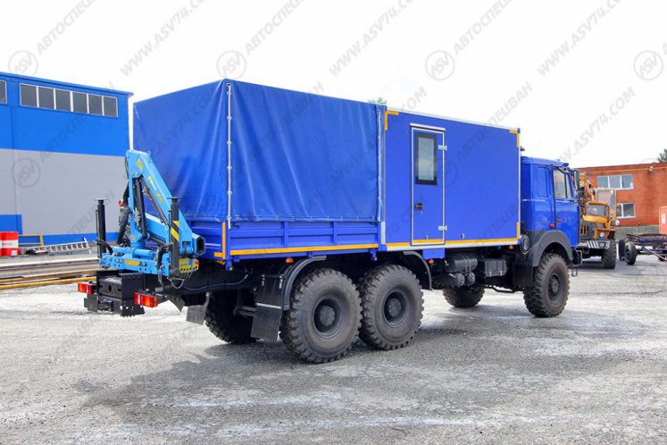 Транспортно-бытовой автомобиль ТБМ МАЗ 6317F9-568-031 с КМУ ИМ-25 3