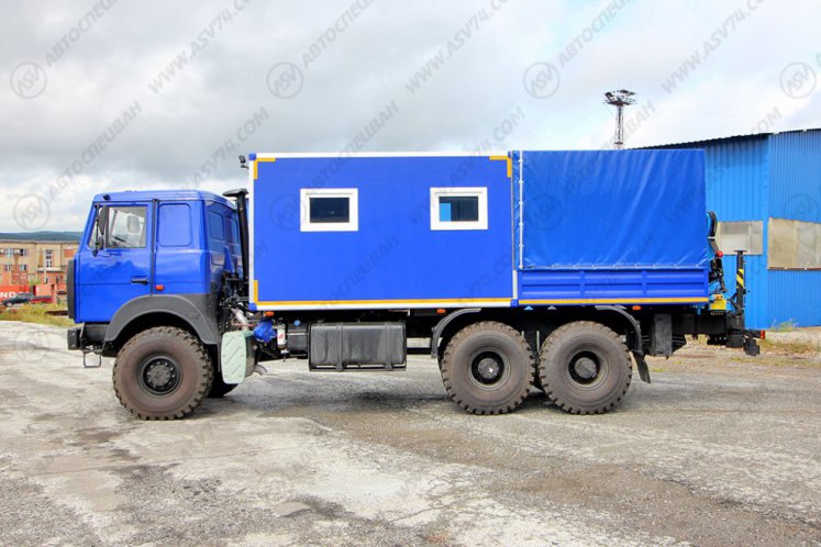 Транспортно-бытовой автомобиль ТБМ МАЗ 6317F9-568-031 с КМУ ИМ-25 5