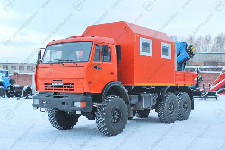 Агрегат ремонта и обслуживания качалок АРОК КАМАЗ 43118-3027-50 с КМУ ИМ-95 1