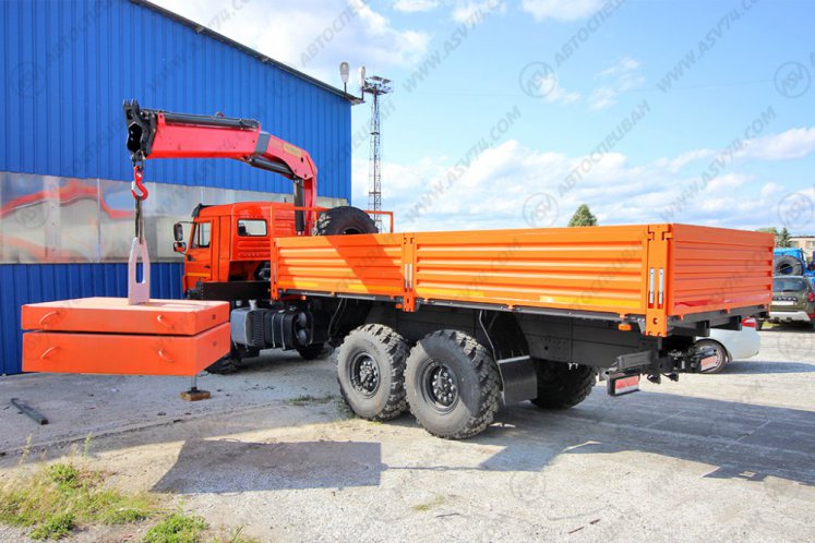 Бортовой КАМАЗ 43118-3027-50 с КМУ Palfinger 15500 3