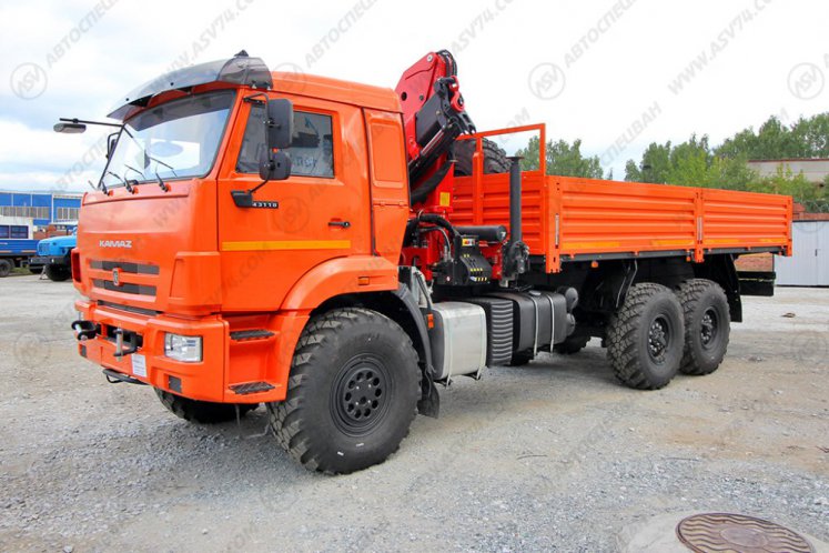 Бортовой КАМАЗ 43118-3027-50 с КМУ Palfinger 15500 2