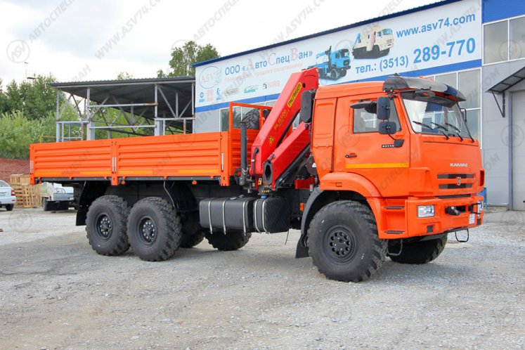 Бортовой КАМАЗ 43118-3027-50 с КМУ Palfinger 15500 0