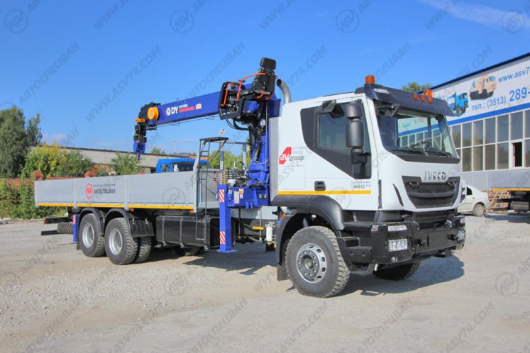 Бортовой автомобиль IVECO-AMT 633943 с КМУ DONGYANG SS1956 0