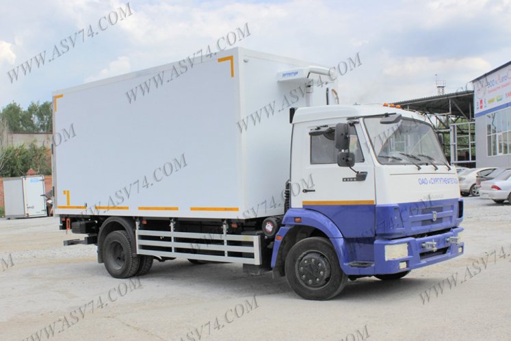 Изотермический фургон КАМАЗ 4308-3013-24 c ХОУ и гидробортом 1