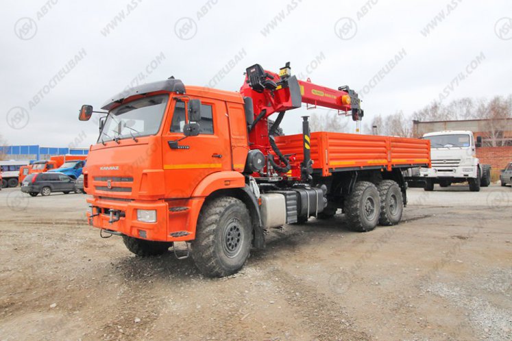 Бортовой автомобиль КАМАЗ 43118-3090-50 с КМУ ИТ-180 (тросовый) 7