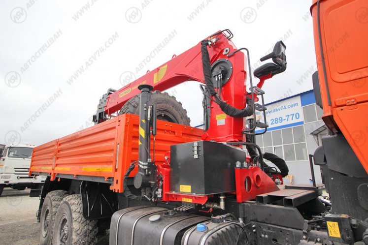 Бортовой автомобиль КАМАЗ 43118-3090-50 с КМУ ИТ-180 (тросовый) 8