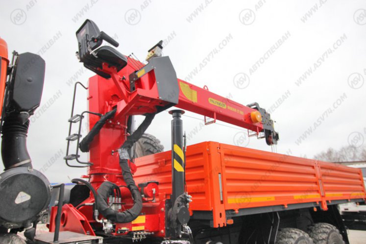 Бортовой автомобиль КАМАЗ 43118-3090-50 с КМУ ИТ-180 (тросовый) 6