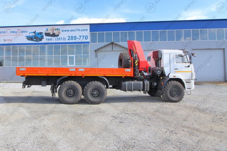 Бортовой автомобиль КАМАЗ 43118-3027-50 с КМУ ИМ-320 2