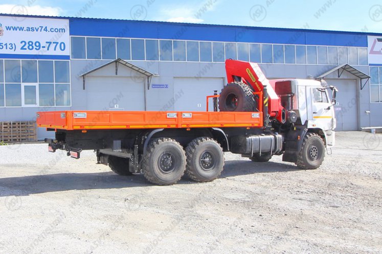 Бортовой автомобиль КАМАЗ 43118-3027-50 с КМУ ИМ-320 3