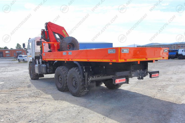 Бортовой автомобиль КАМАЗ 43118-3027-50 с КМУ ИМ-320 5