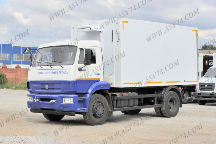 Изотермический фургон КамАЗ 43253-3010-69(G5) c ХОУ и гидробортом 1