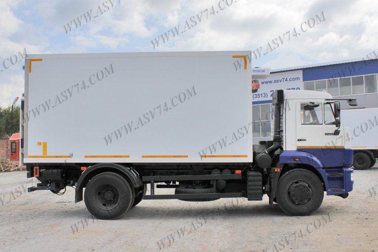 Изотермический фургон КамАЗ 43253-3010-69(G5) c ХОУ и гидробортом 3