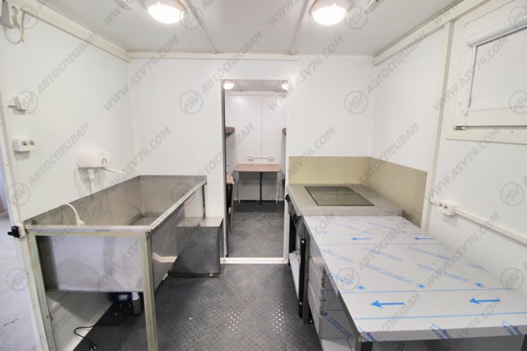 Передвижной мобильный комплекс на шасси Камаз 43253-69(G5) с вагон-домом 6