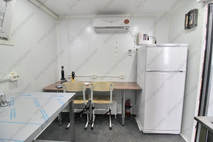 Передвижной мобильный комплекс на шасси Камаз 43253-69(G5) с вагон-домом 10