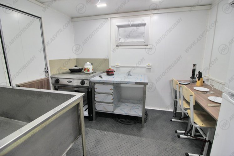 Передвижной мобильный комплекс на шасси Камаз 43253-69(G5) с вагон-домом 12