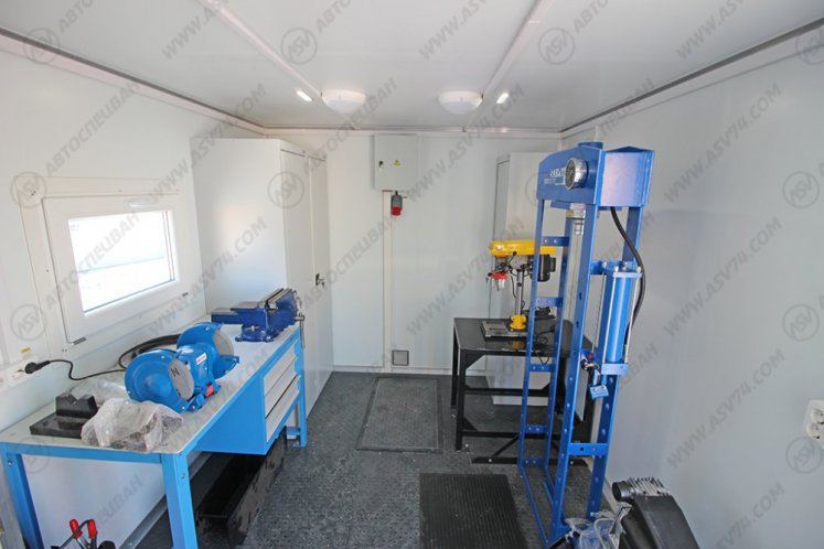 Передвижная мастерская ПАРМ АСВ 7722G4-10 Урал-NEXT4320-6952-72(Е5)Г38 с отсеком для перевозки людей 7