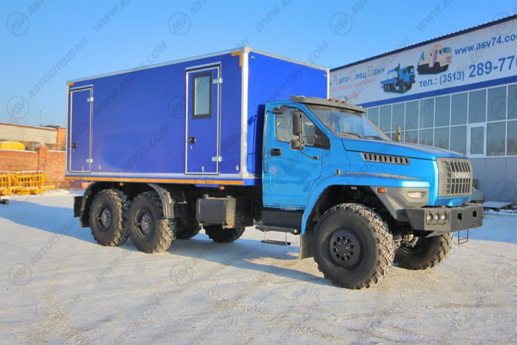 Передвижная мастерская ПАРМ АСВ 7722G4-10 Урал-NEXT4320-6952-72(Е5)Г38 с отсеком для перевозки людей 0