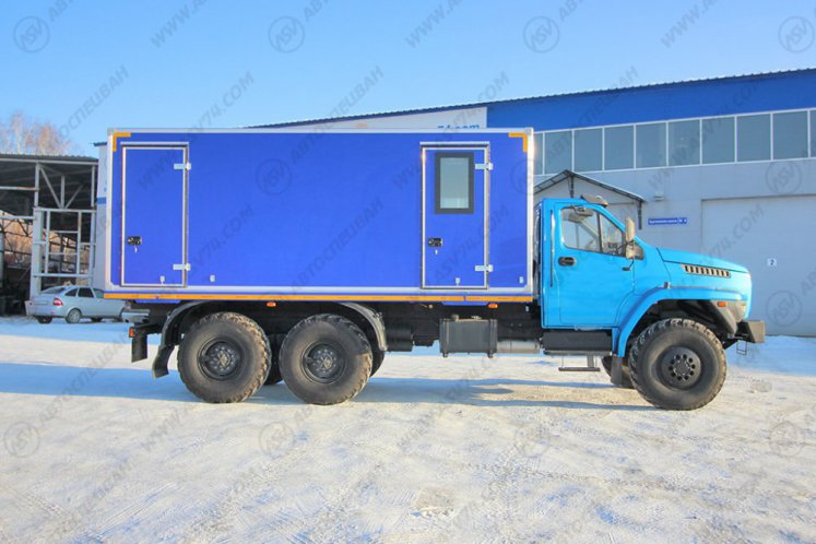 Передвижная мастерская ПАРМ АСВ 7722G4-10 Урал-NEXT4320-6952-72(Е5)Г38 с отсеком для перевозки людей 1